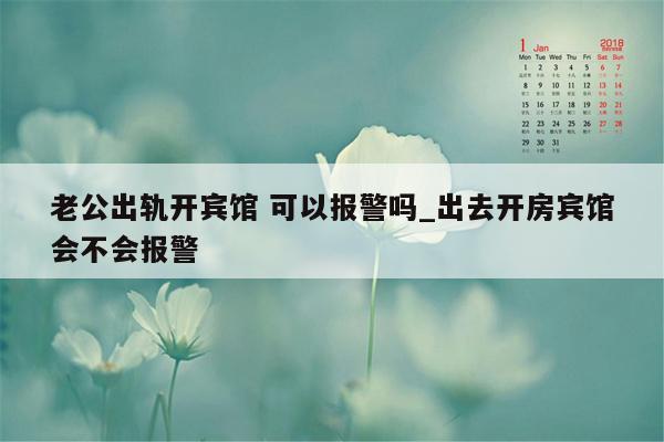 老公出轨开宾馆 可以报警吗_出去开房宾馆会不会报警