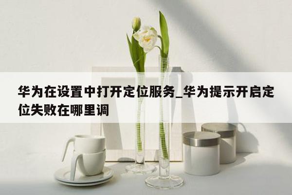 华为在设置中打开定位服务_华为提示开启定位失败在哪里调