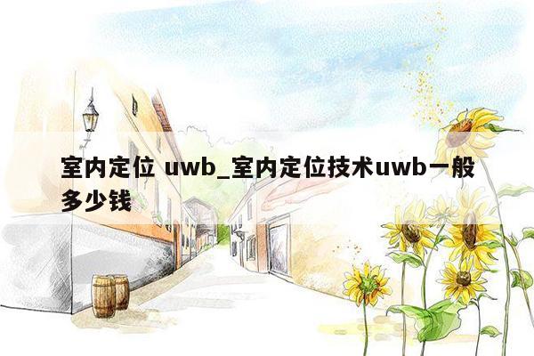 室内定位 uwb_室内定位技术uwb一般多少钱