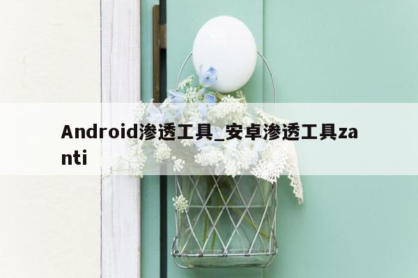 Android渗透工具_安卓渗透工具zanti