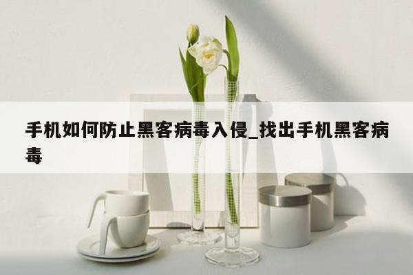 手机如何防止黑客病毒入侵_找出手机黑客病毒