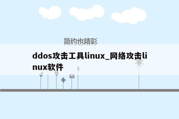 ddos攻击工具linux_网络攻击linux软件