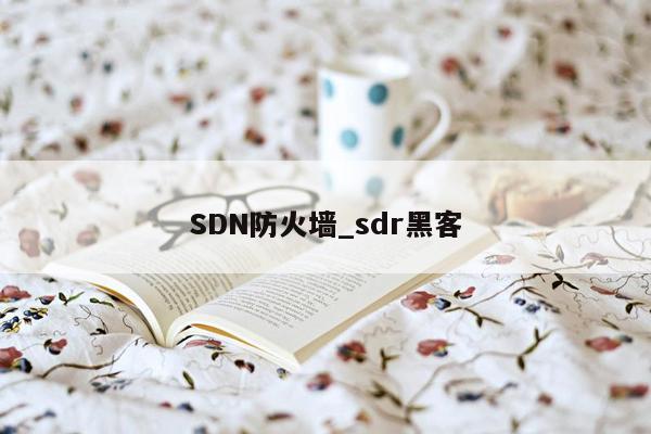 SDN防火墙_sdr黑客