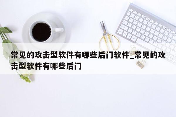 常见的攻击型软件有哪些后门软件_常见的攻击型软件有哪些后门