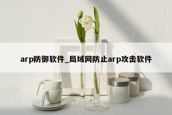 arp防御软件_局域网防止arp攻击软件