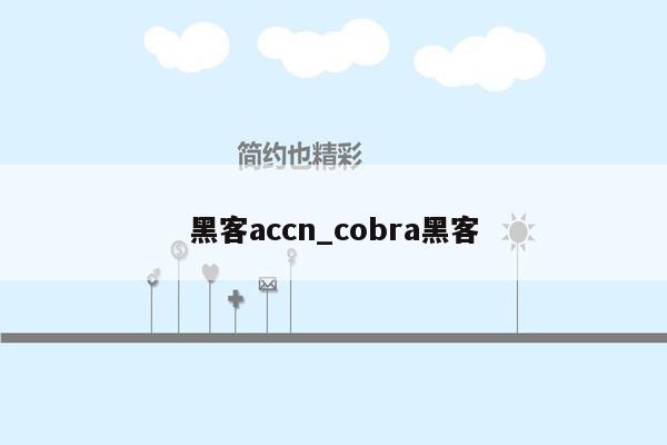 黑客accn_cobra黑客